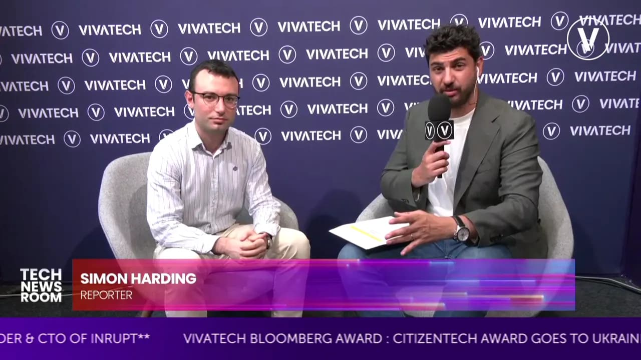 André-Louis Rochet during the interview given at VivaTech 2026